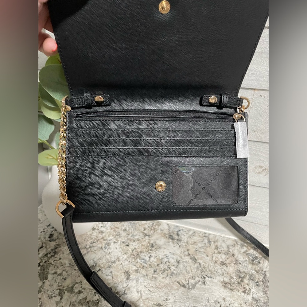 ✨Michael Kors Jet Set Charm Small Phone  Crossbody• Black •Great Condition ✨ - Picture 6 of 11